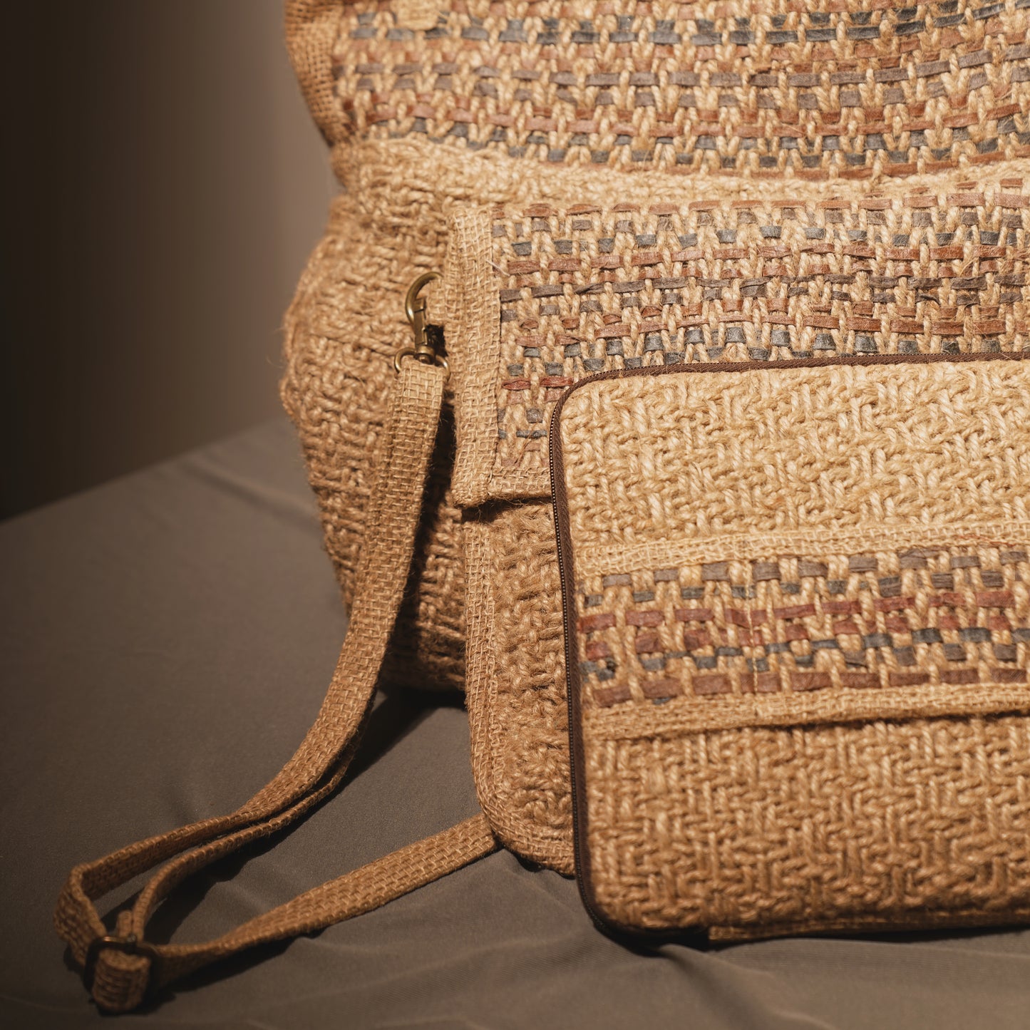Rustic Jute Sling Tote
