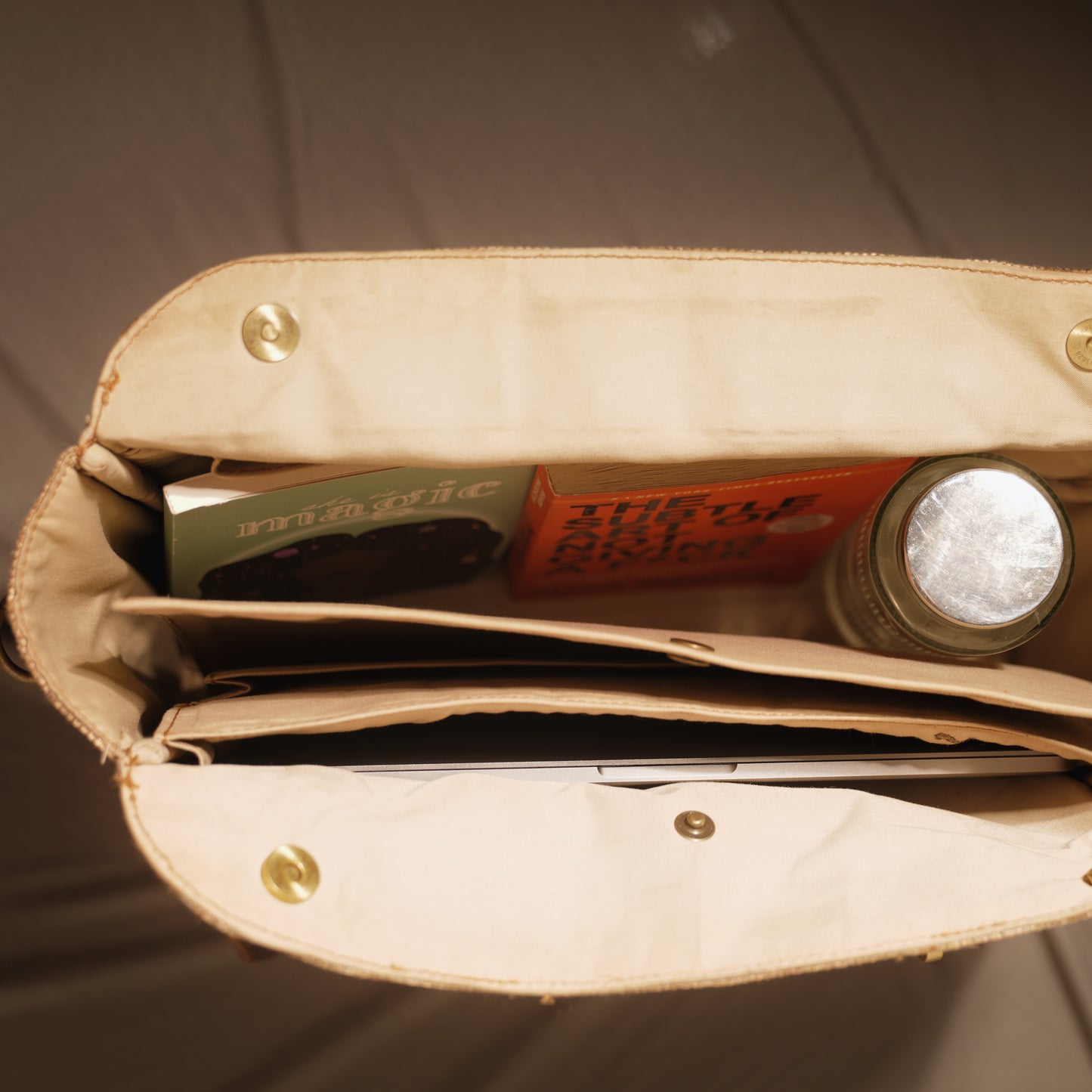 Heritage Jute & Leather Patchwork Tote