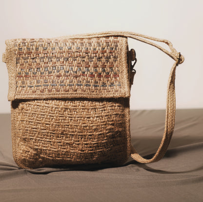 Boho Weave Crossbody Jute Bag