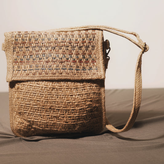 Boho Weave Crossbody Jute Bag