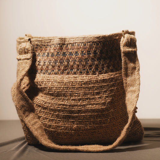 Rustic Jute Sling Tote