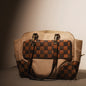 Heritage Jute & Leather Patchwork Tote